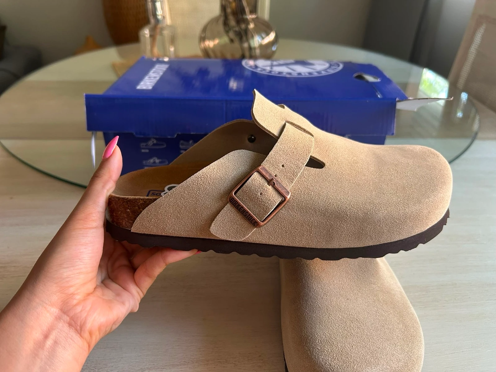 birckenstock boston beige maat 39 – photo 2